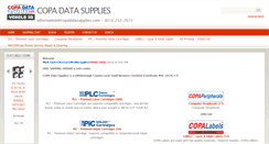 Desktop Screenshot of copadatasupplies.com